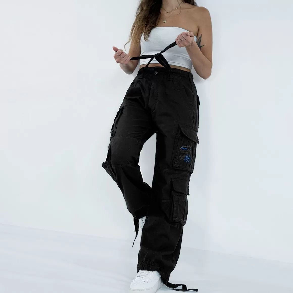 Helikon Trousers>Brandit Ladies Pure Vintage Trousers Black