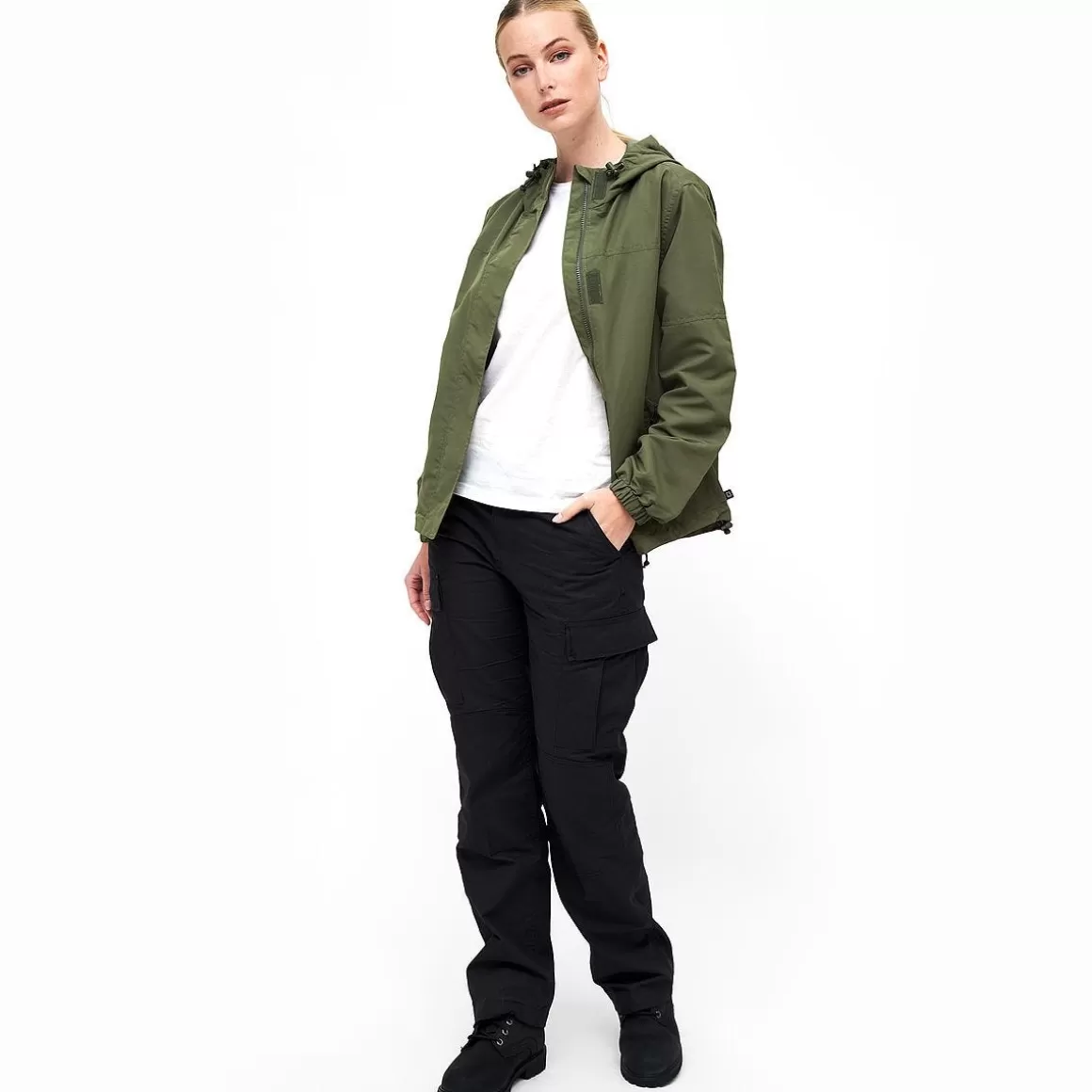 Viper Jackets>Brandit Ladies Summer Windbreaker Frontzip Olive