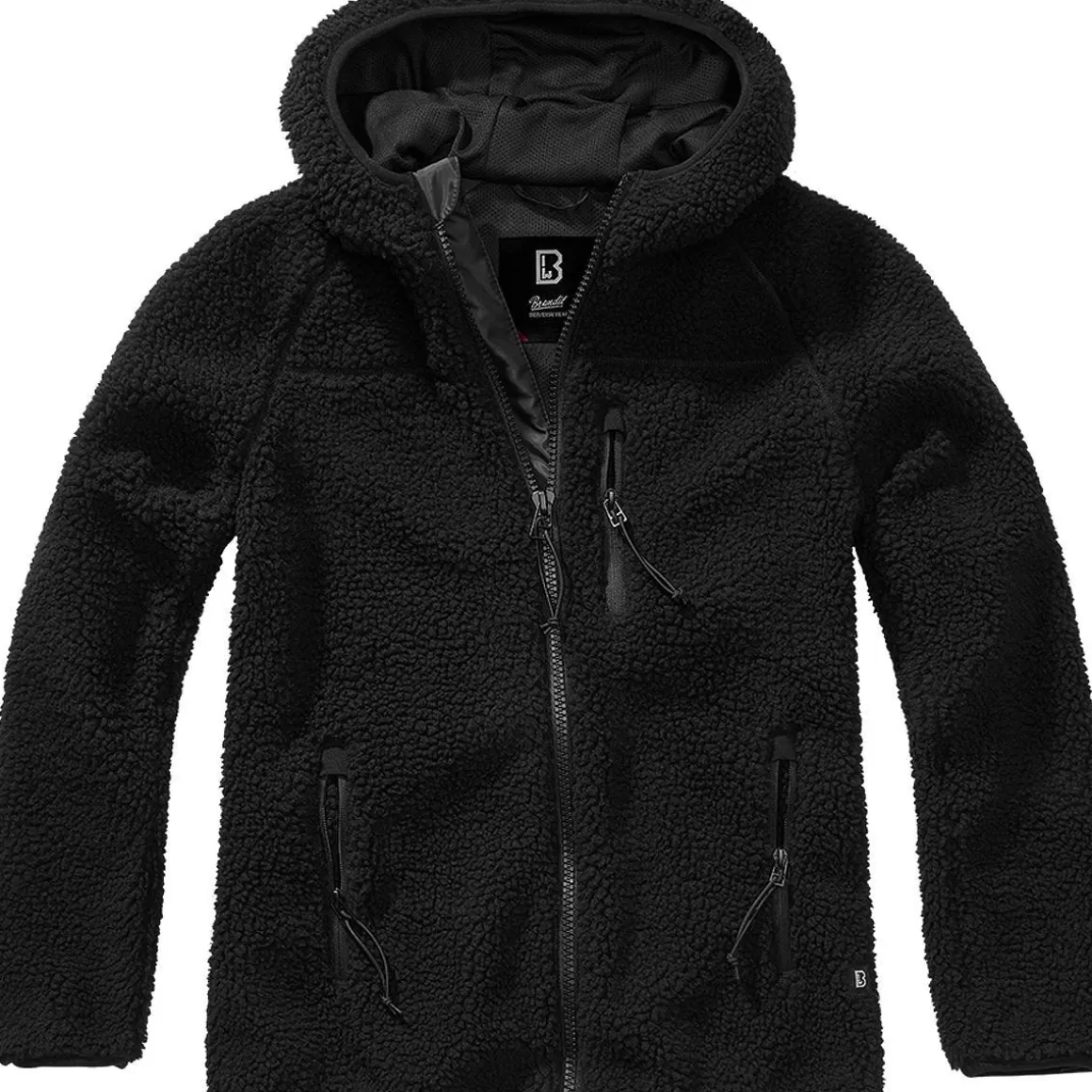 Hazard 4 Fleeces>Brandit Ladies Teddyfleece Jacket Black