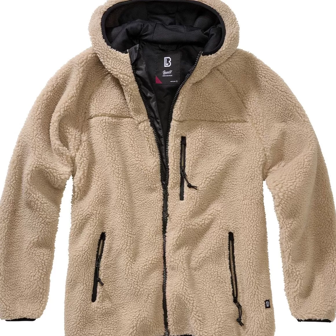 Wisport Fleeces>Brandit Ladies Teddyfleece Jacket Camel