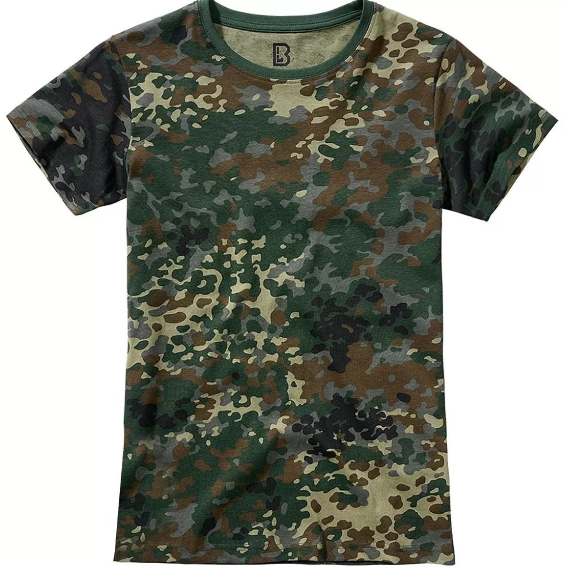 Wisport T-Shirts>Brandit Ladies T-Shirt Flecktarn