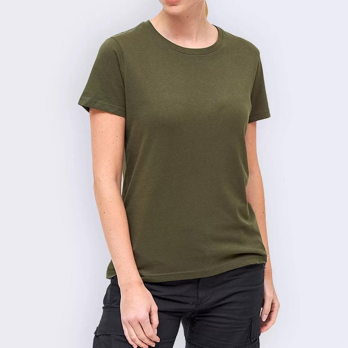 Hazard 4 T-Shirts>Brandit Ladies T-Shirt Olive