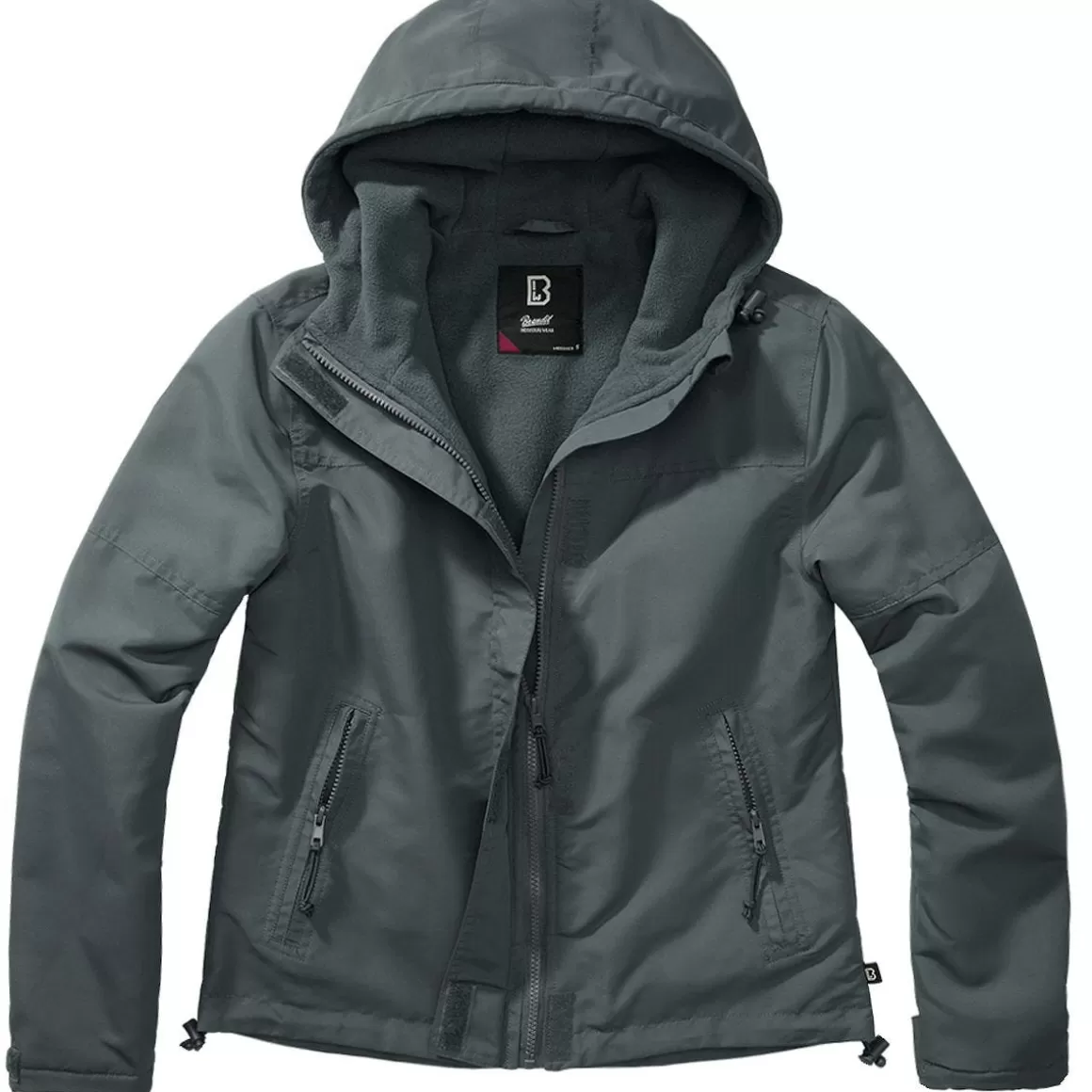 Wisport Jackets>Brandit Ladies Windbreaker Front Zip Anthracite