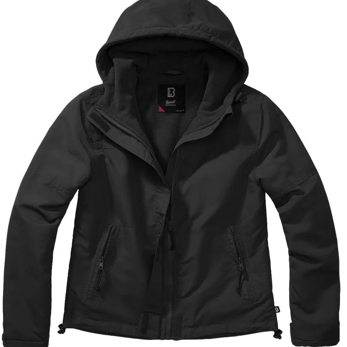 Condor Jackets>Brandit Ladies Windbreaker Front Zip Black