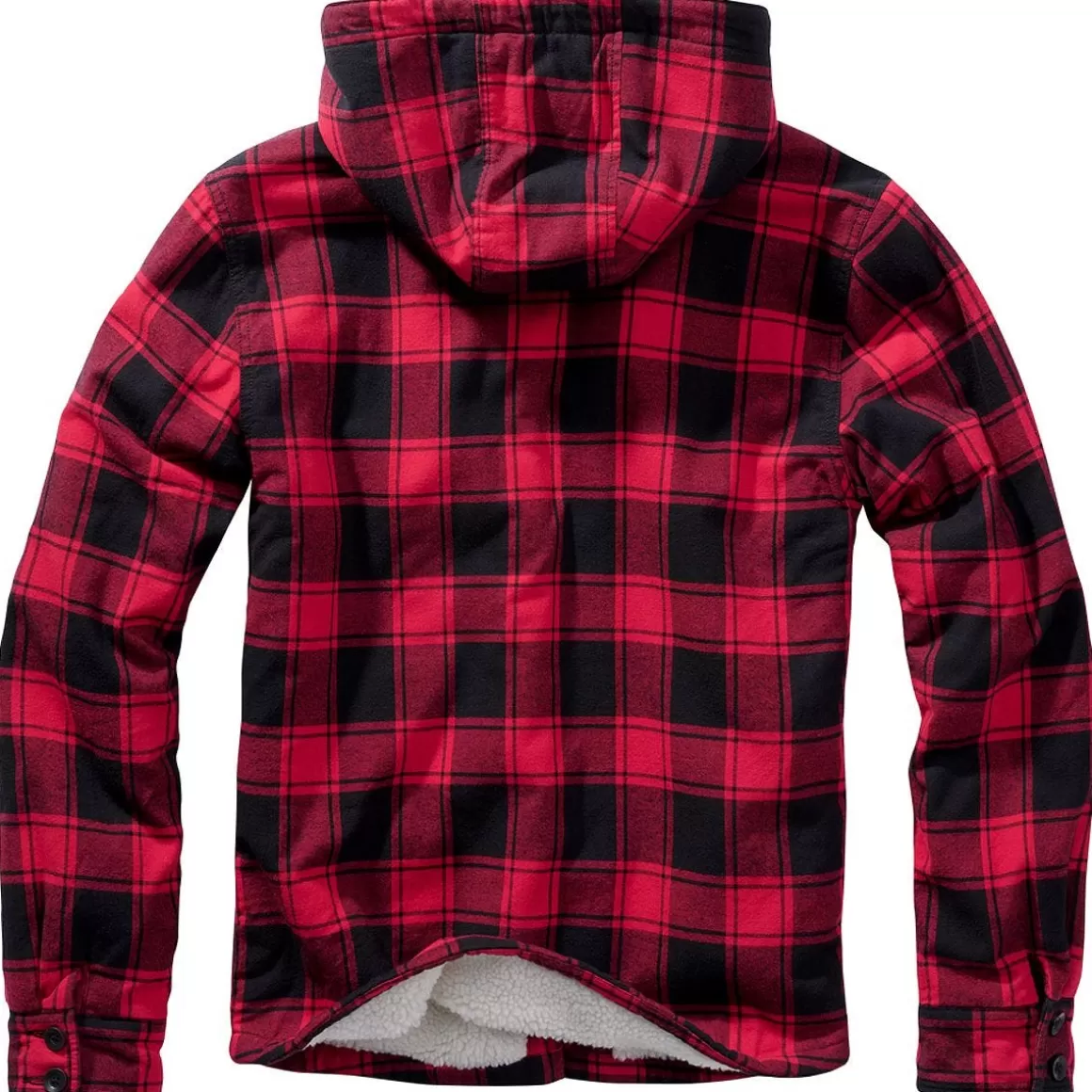 Brandit Jackets & Coats> Lumber Hooded Jacket Red/Black