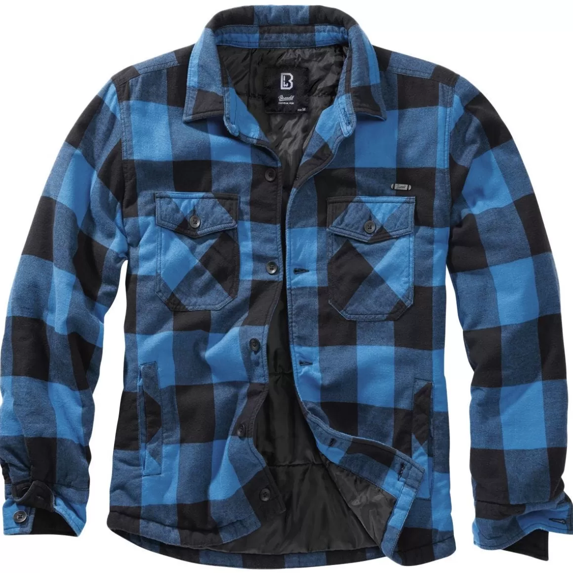 Brandit Jackets & Coats> Lumber Jacket Black / Blue