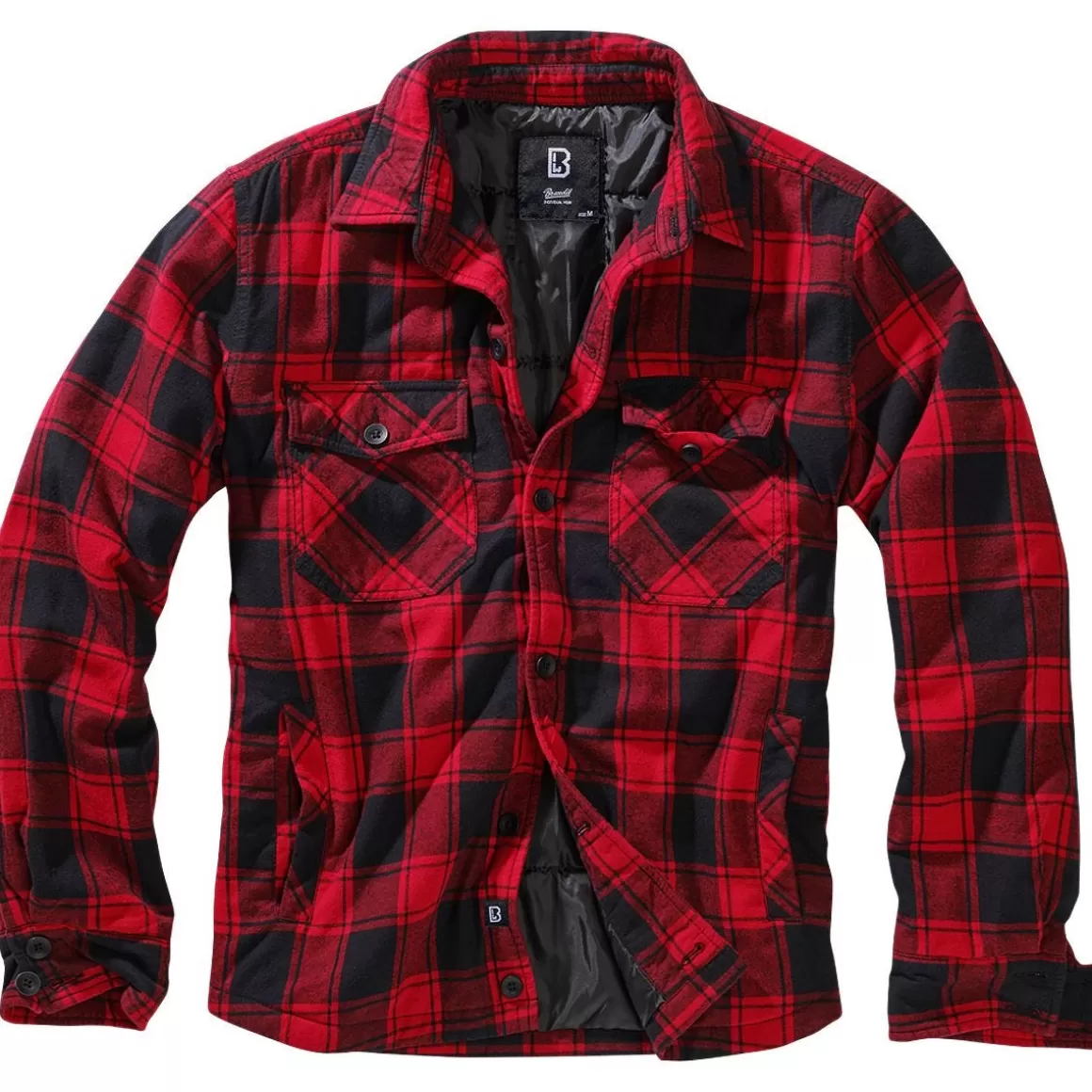 Brandit Jackets & Coats> Lumber Jacket Red / Black