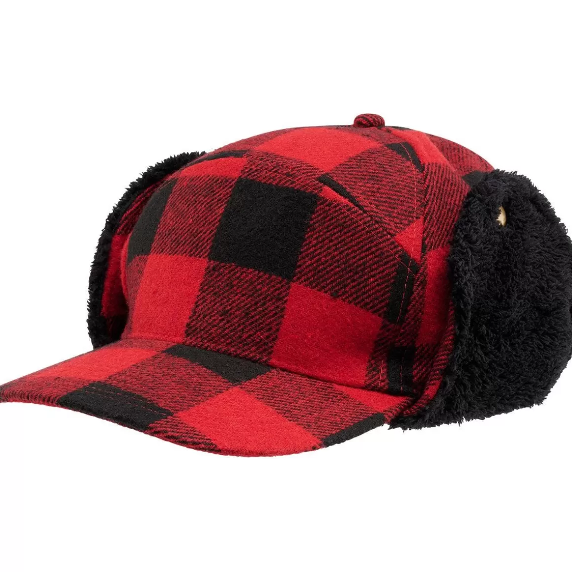 Mil-Tec Headwear>Brandit Lumberjack Winter Cap Red/Black Checkered