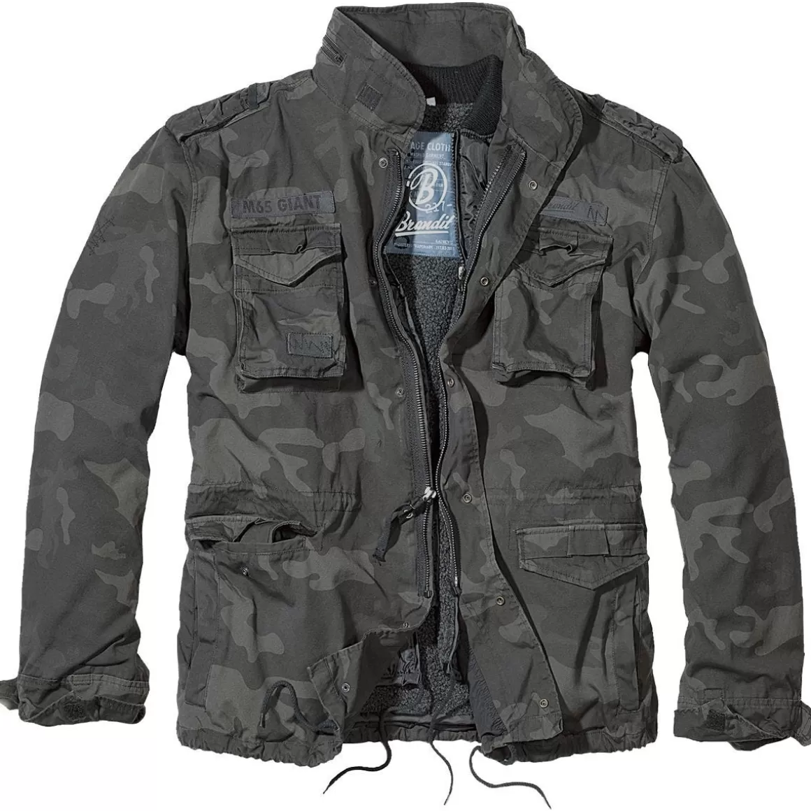 Brandit Jackets & Coats> M-65 Giant Jacket Dark Camo