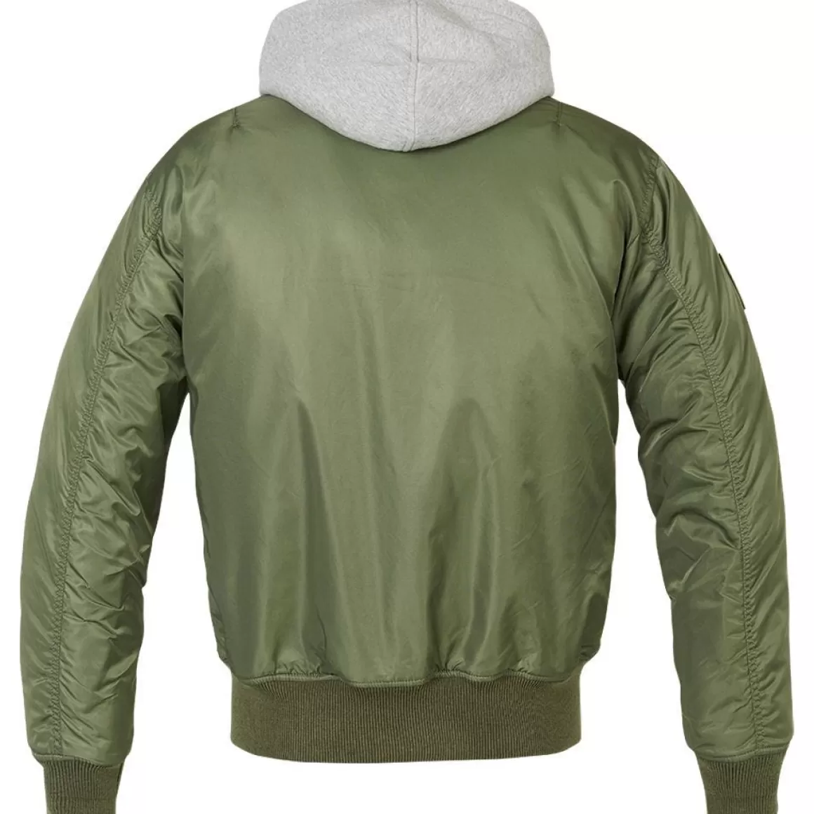 Brandit Jackets & Coats> Ma1 Sweat Hooded Jacket Olive/Grey