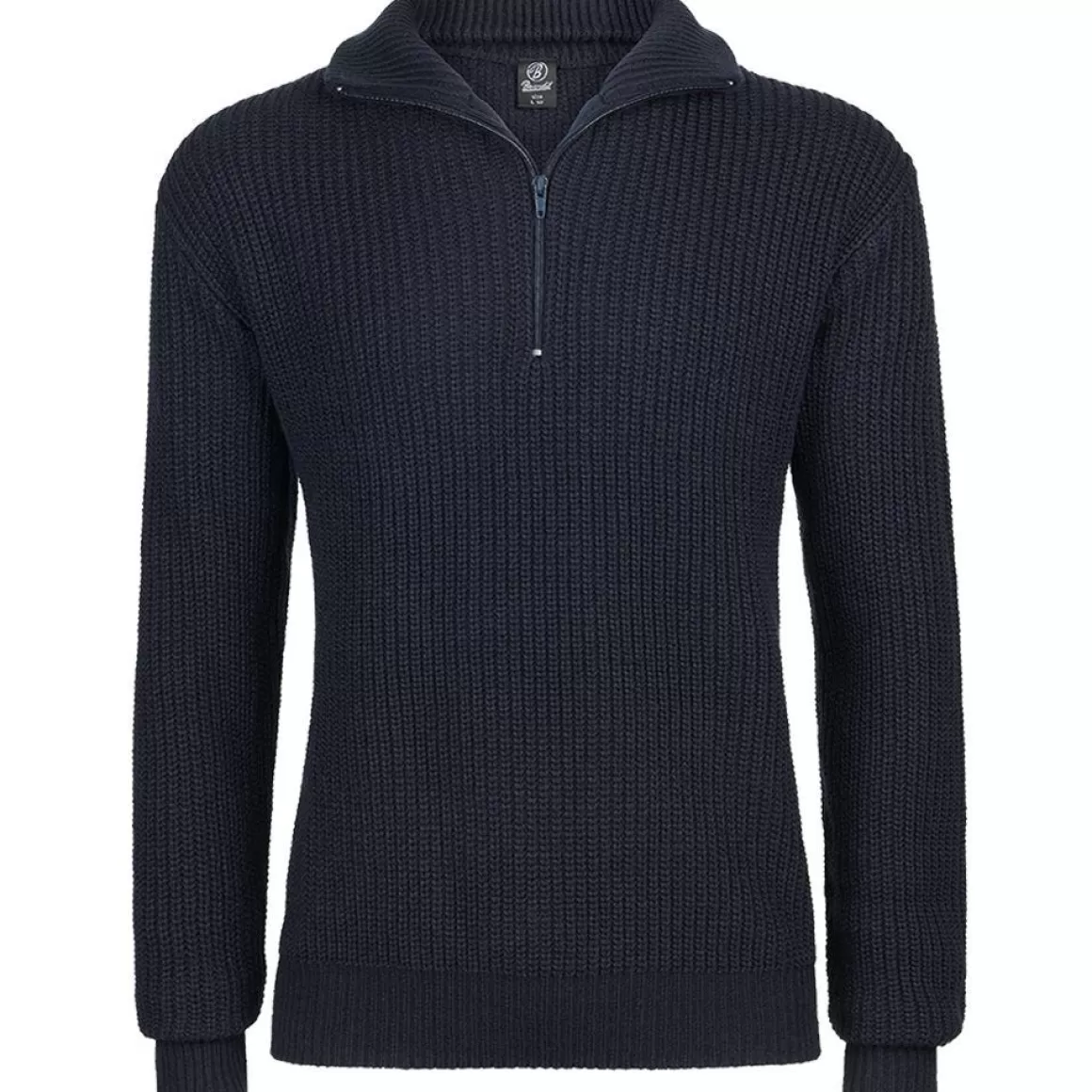 Lock Laces Sweatshirts>Brandit Marine Pullover Troyer Navy