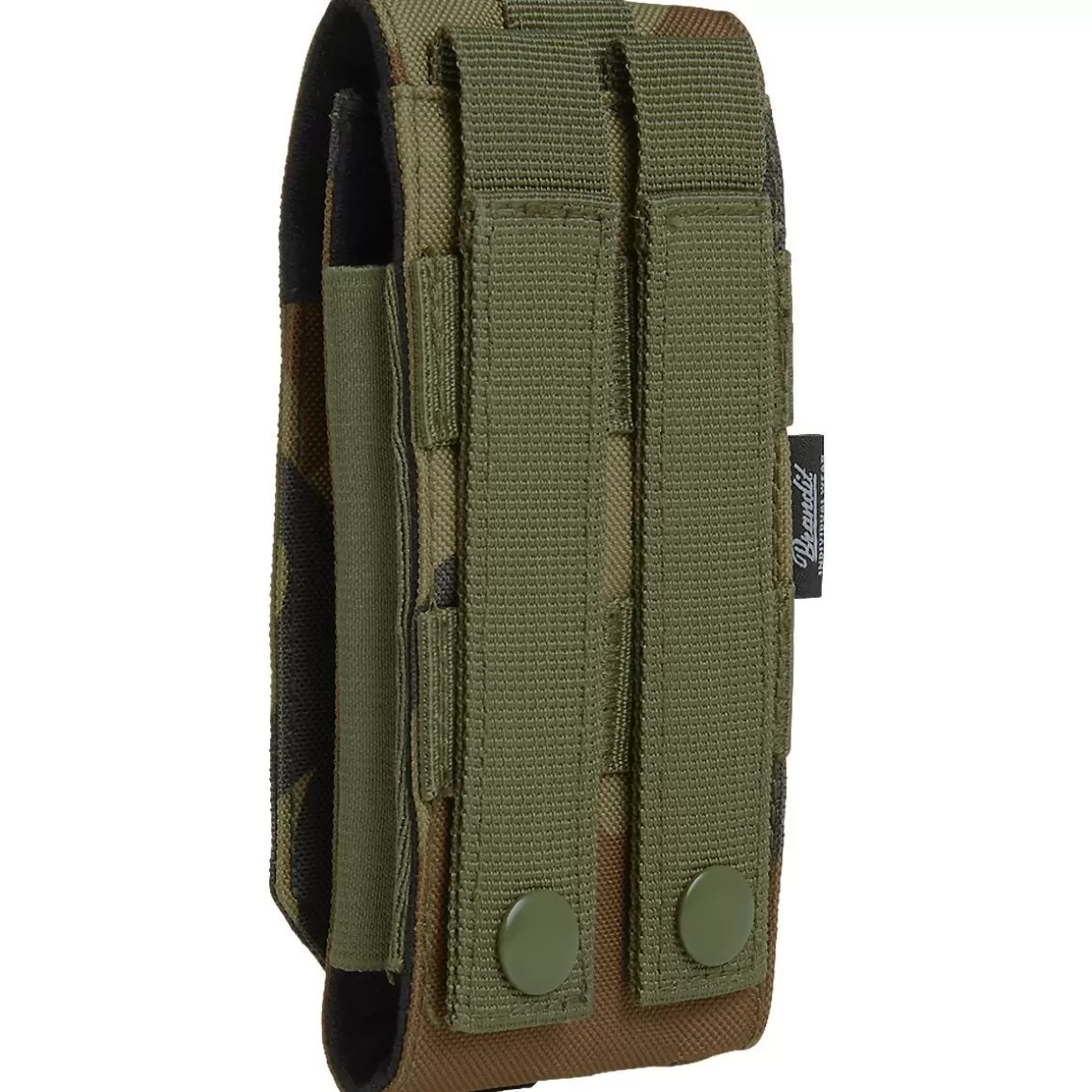 Brandit Other Pouches> Molle Phone Pouch Large Woodland