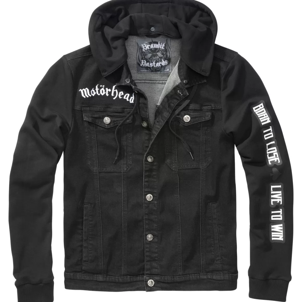 Brandit Jackets & Coats> Motorhead Cradock Denimjacket Black/Black