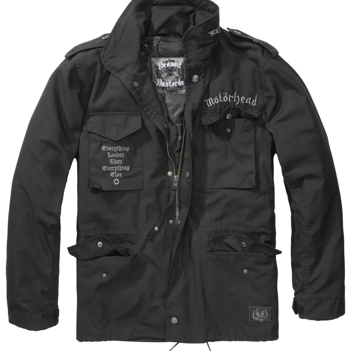 Brandit Jackets & Coats> Motorhead M65 Jacket Black