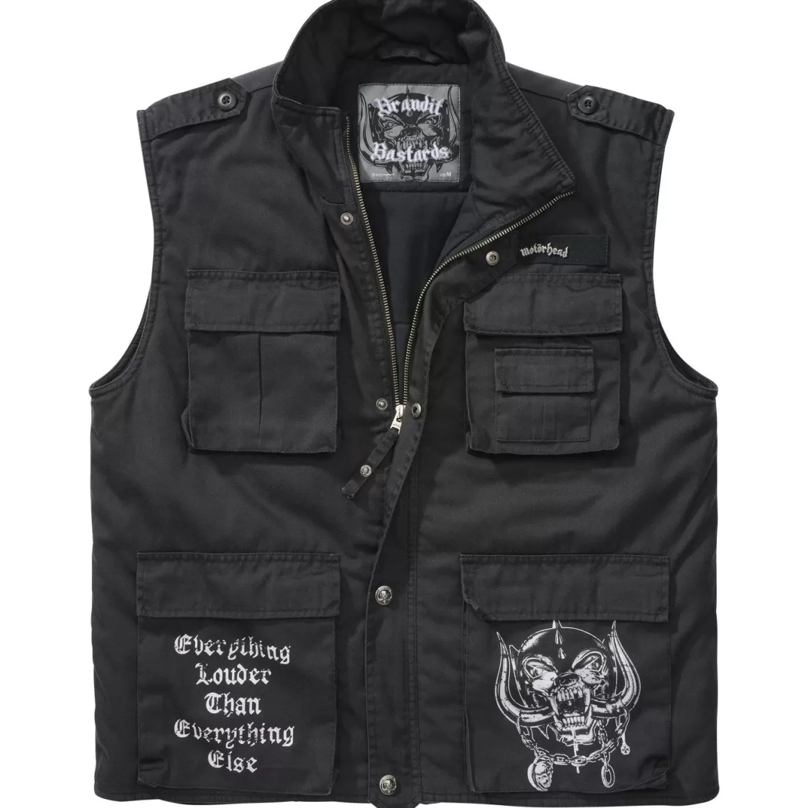 Brandit Multipurpose Vests> Motorhead Ranger Vest Black