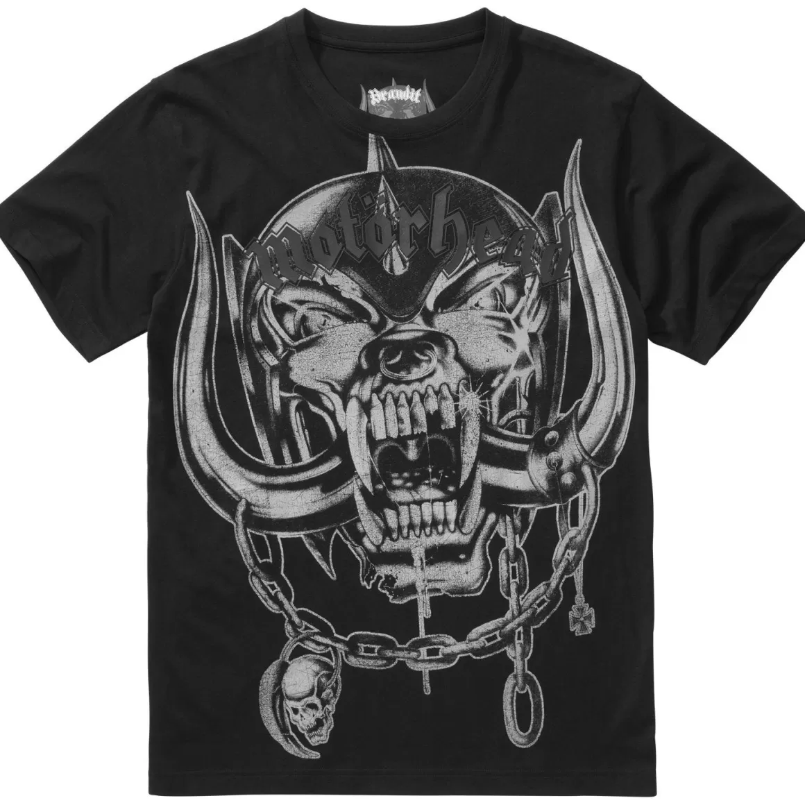 Brandit T-Shirts & Vests> Motorhead T-Shirt Warpig Print Black