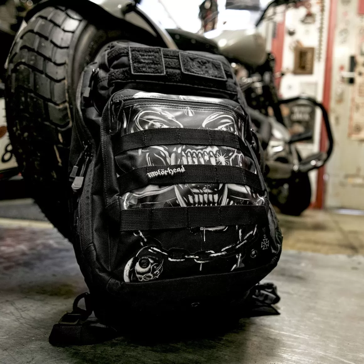 Brandit Backpacks & Rucksacks> Motorhead Us Cooper Sling Pack Large Black