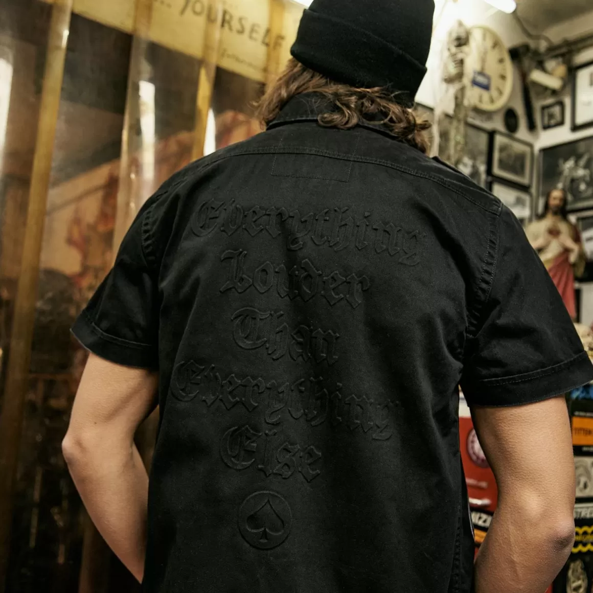 Helikon Shirts>Brandit Motorhead Vintage Shirt 1/2 Sleeve Black
