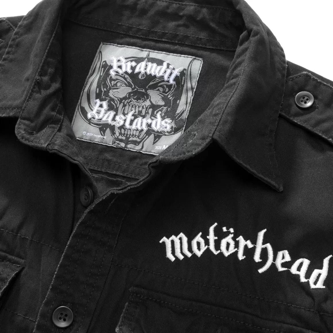 Flyye Industries Shirts>Brandit Motorhead Vintage Shirt Black