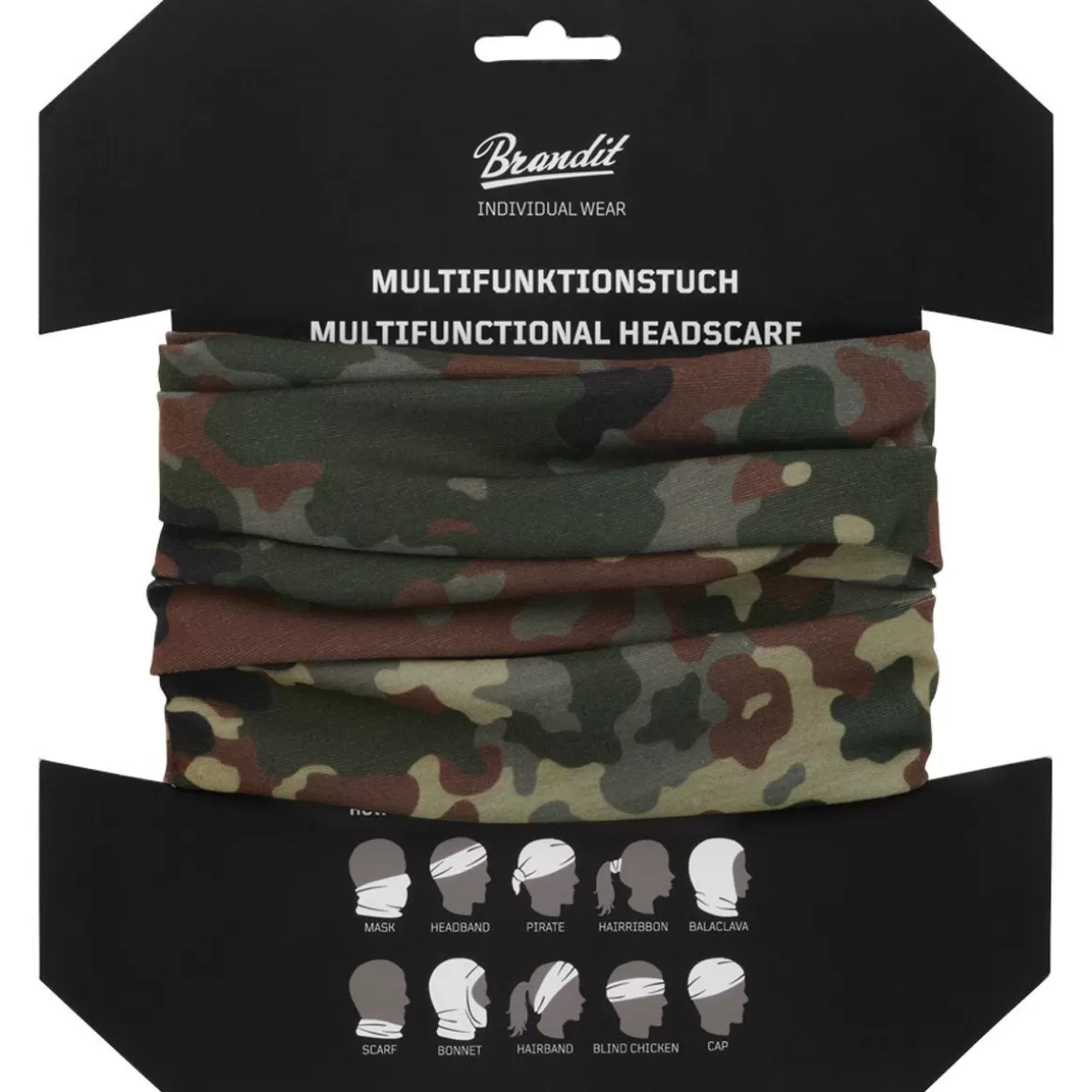 MFH Scarves>Brandit Multifunctional Neck Gaiter Flecktarn