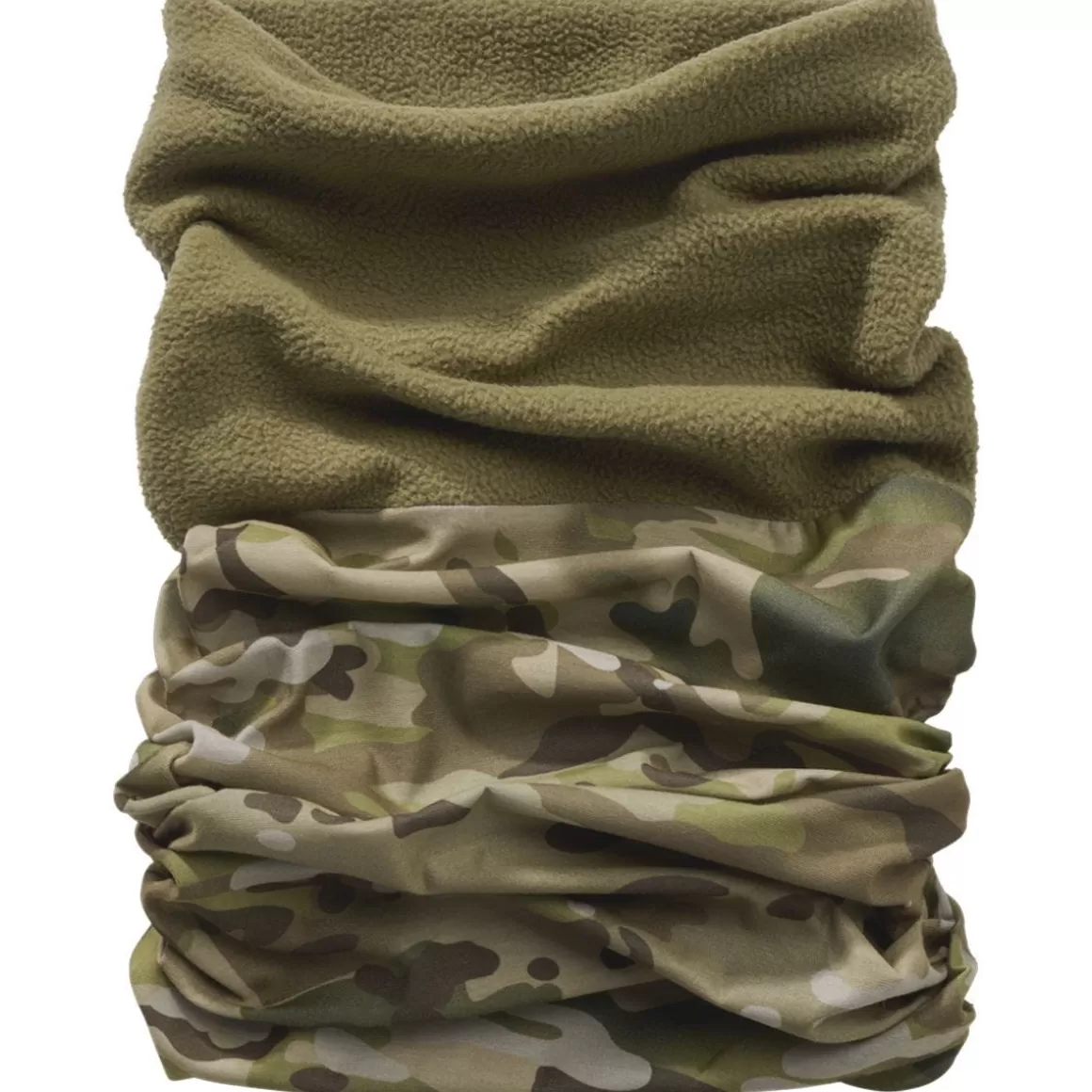 Atwood Rope Scarves>Brandit Multifunctional Neck Gaiter Fleece Tactical Camo