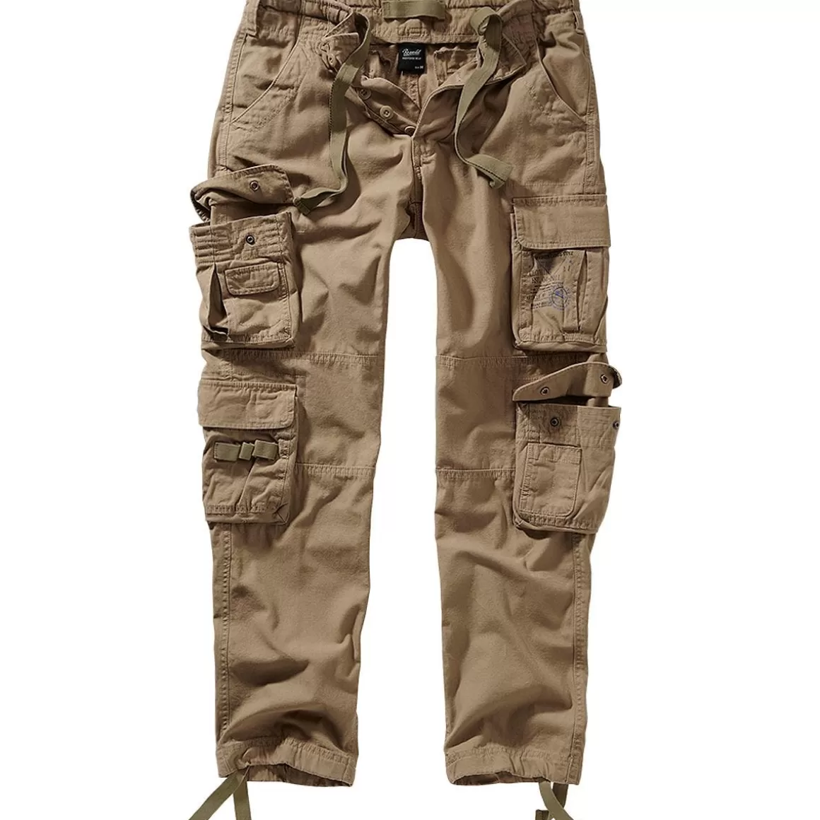 Brandit Trousers> Pure Slim Fit Trousers Beige