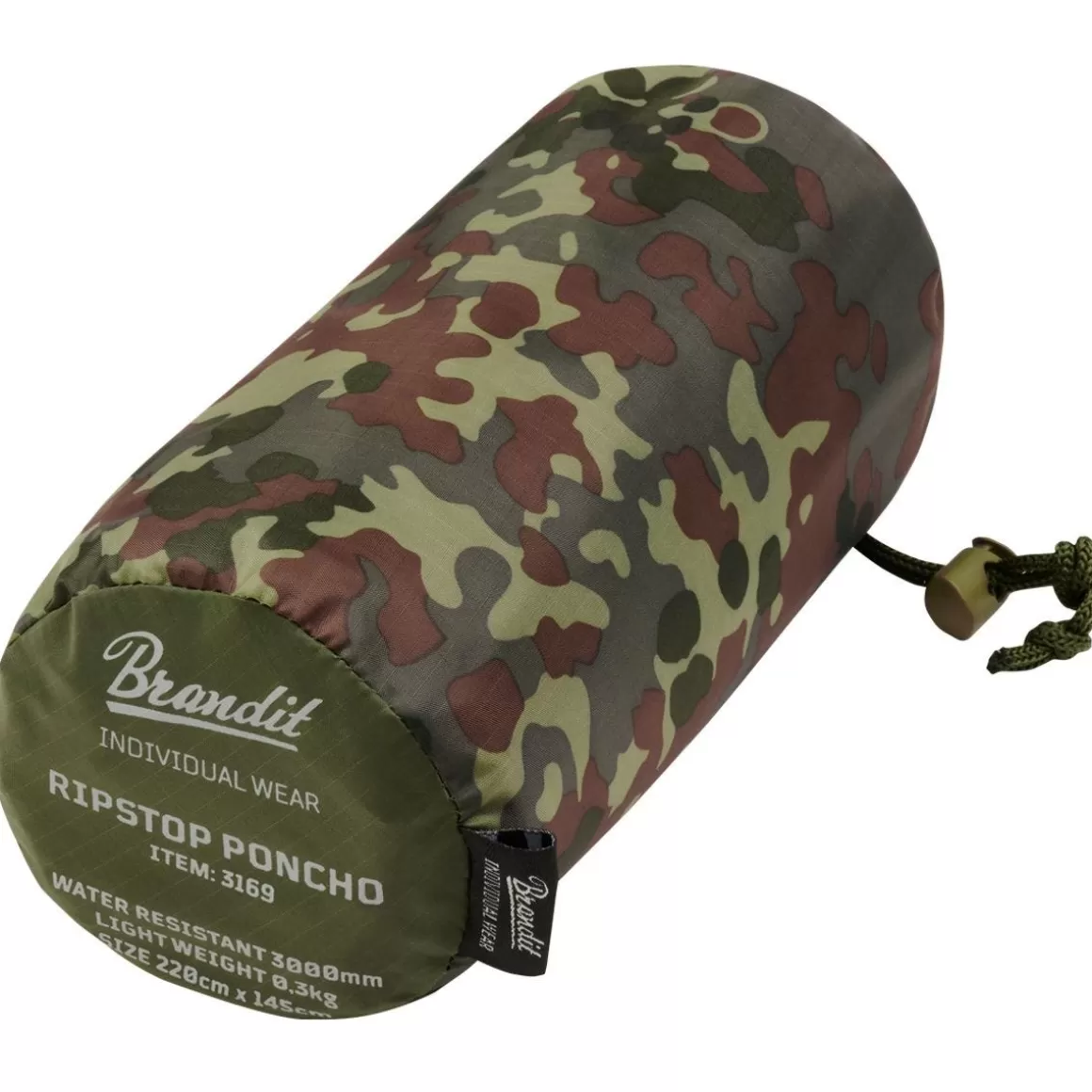 Brandit Miscellaneous Accessories> Ripstop Poncho Flecktarn