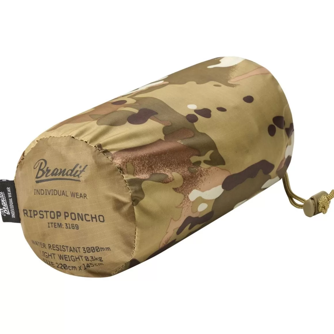 Brandit Miscellaneous Accessories> Ripstop Poncho Tactical Camo