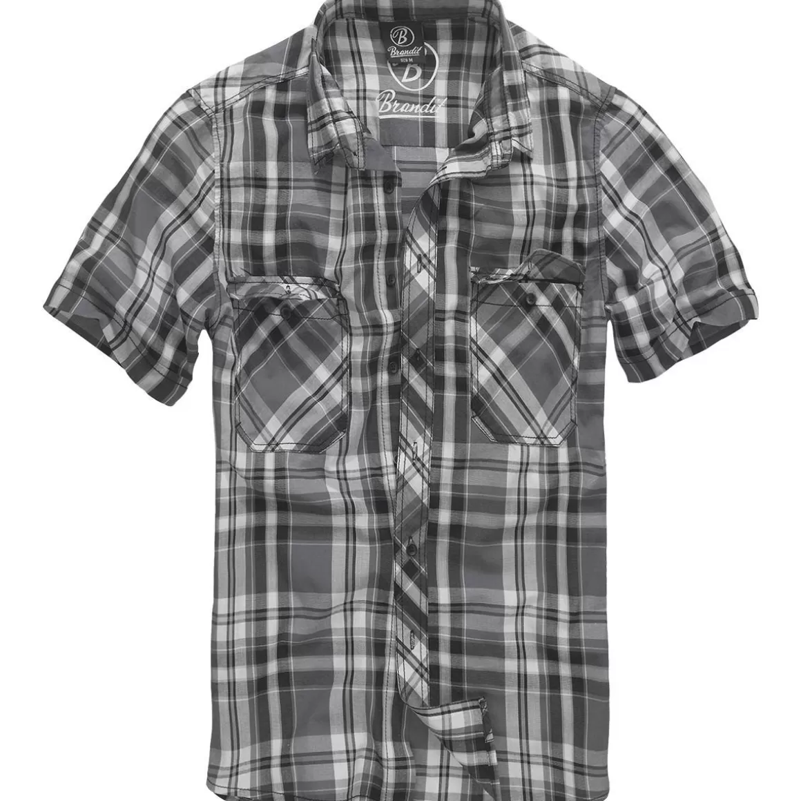 Propper Shirts>Brandit Roadstar Shirt Black / Anthracite