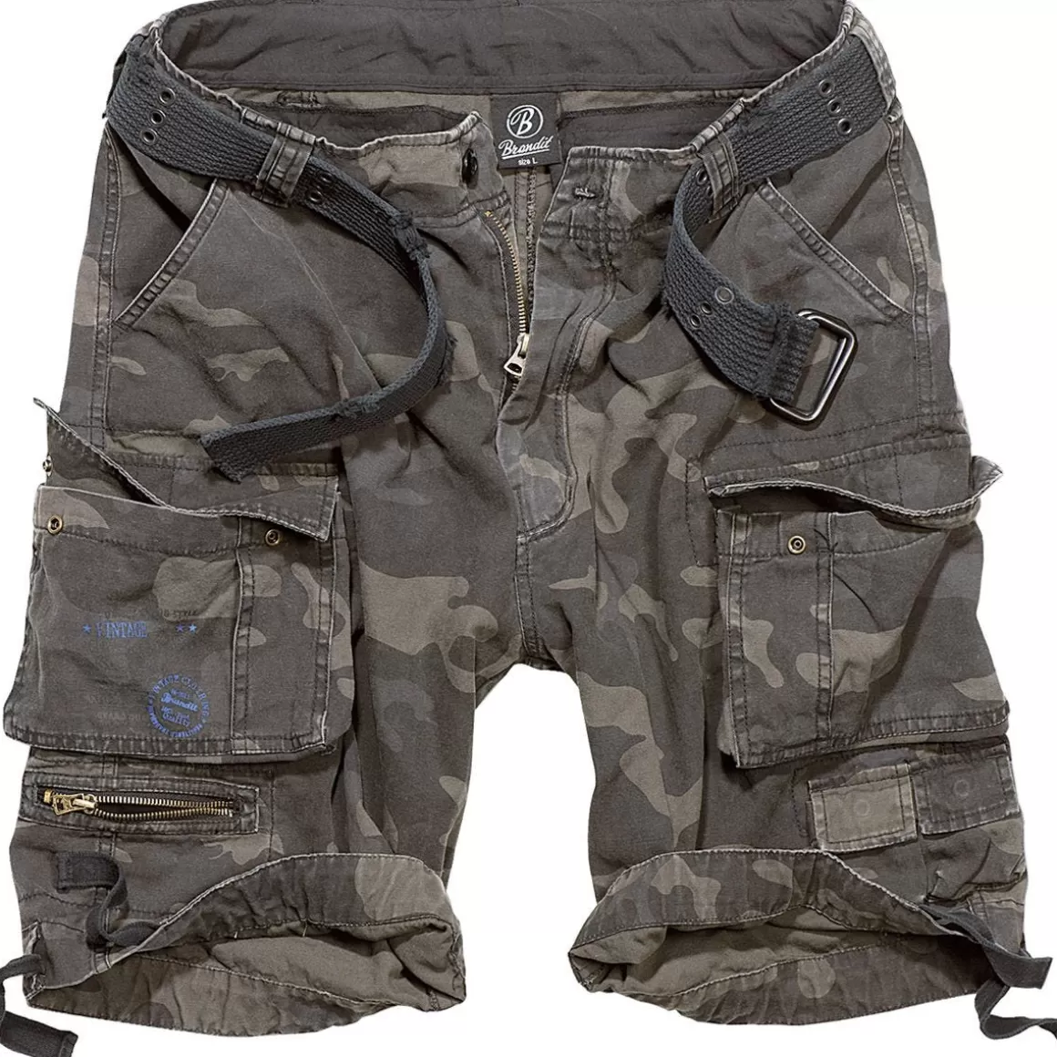 Wisport Shorts>Brandit Savage Vintage Shorts Dark Camo