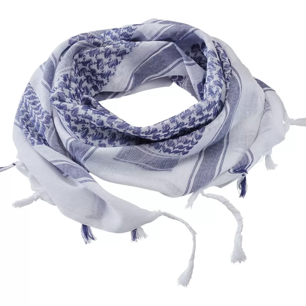 Klean Kanteen Scarves>Brandit Shemag Scarf Blue / White