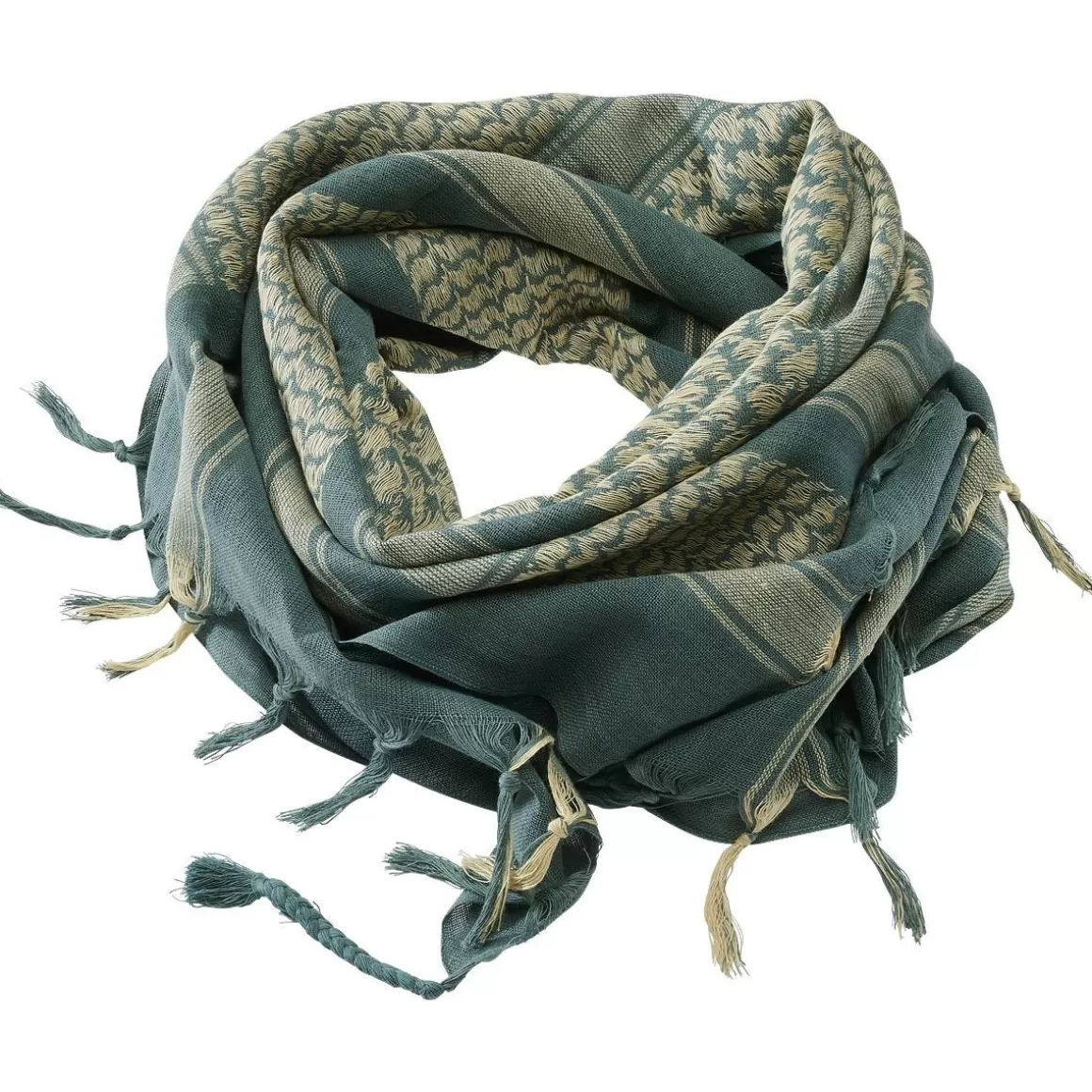 Heroclip Scarves>Brandit Shemag Scarf Petrol / Khaki