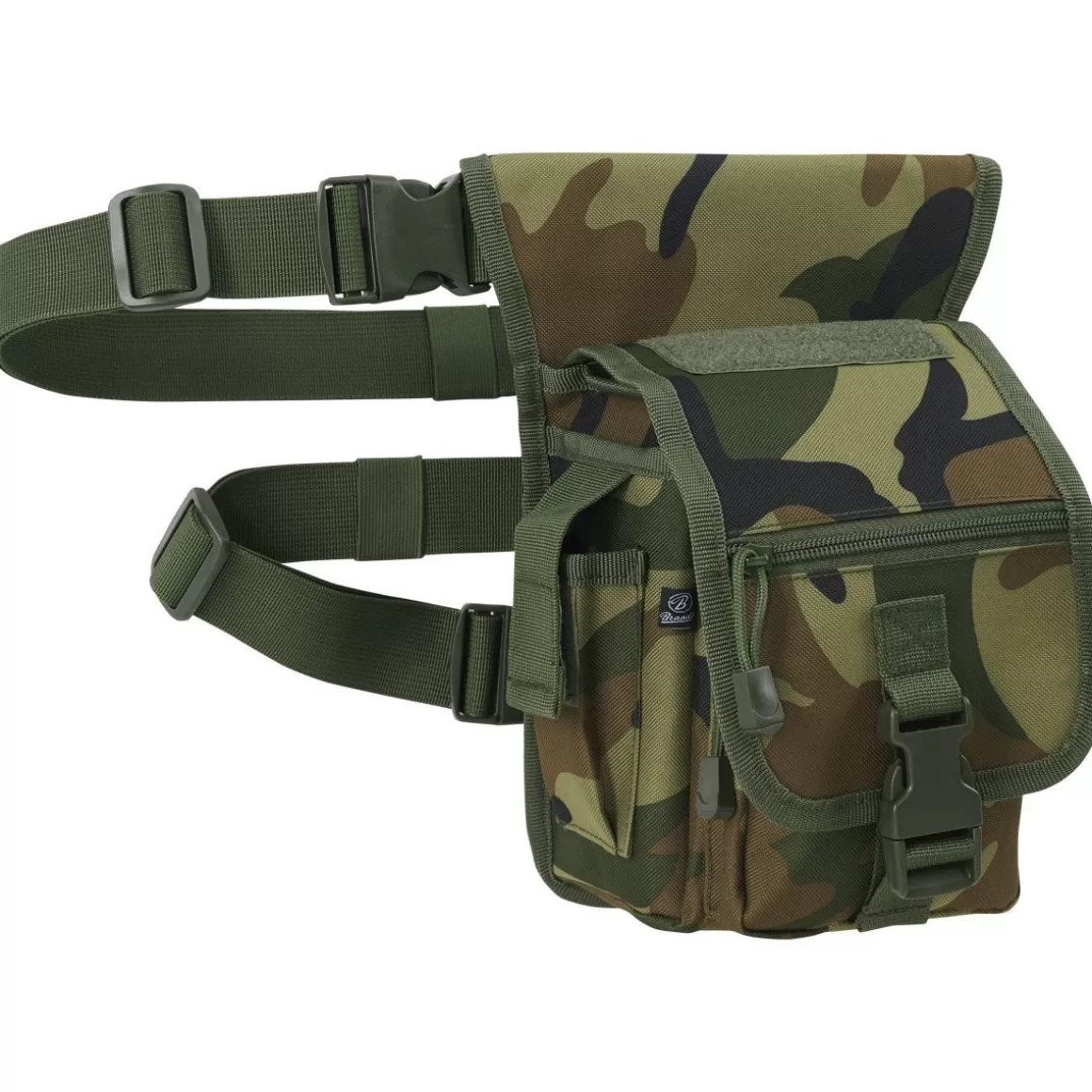 Brandit Tool/Utility Bags> Side Kick Bag Woodland Camo