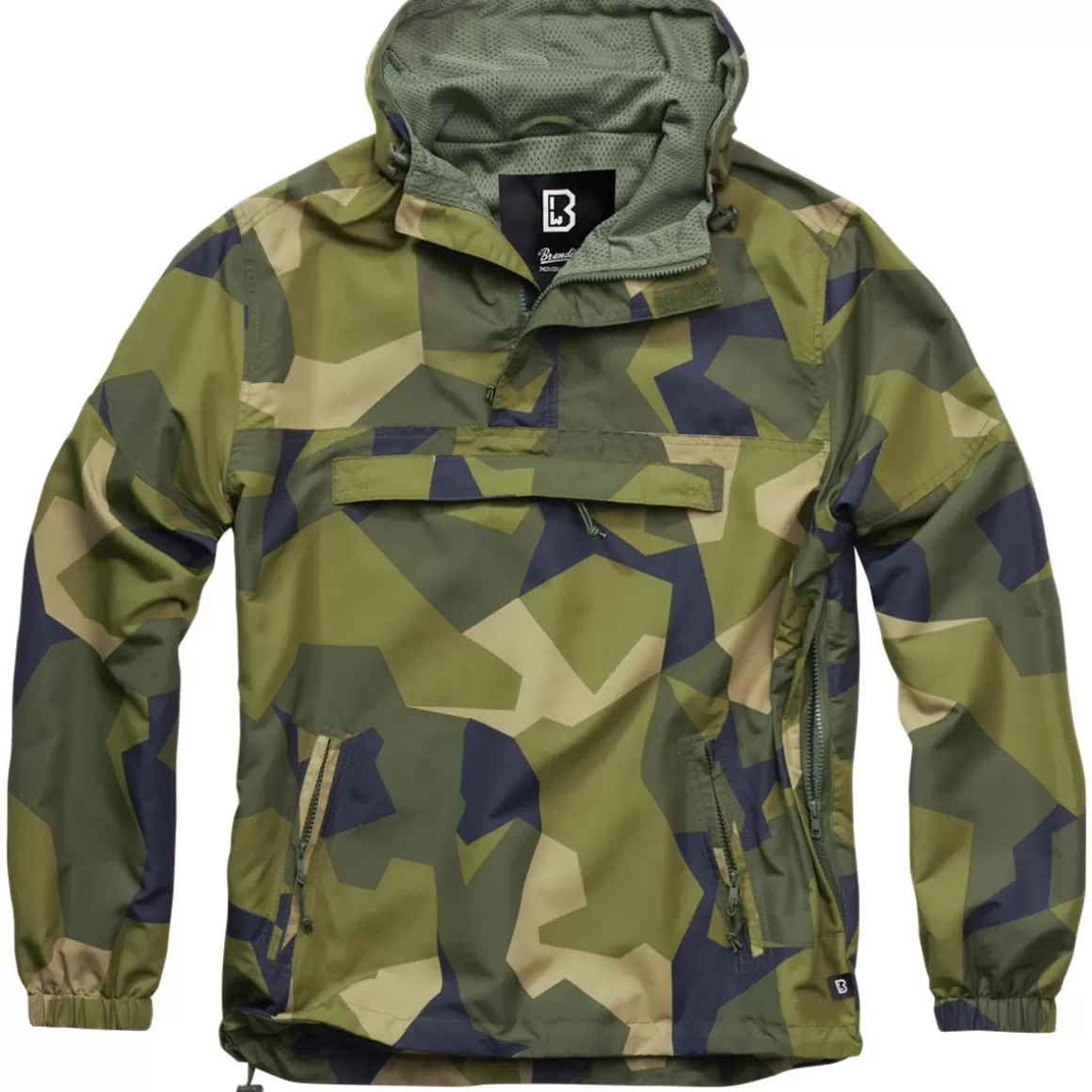 Brandit Jackets & Coats> Summer Windbreaker Swedish M90 Camo