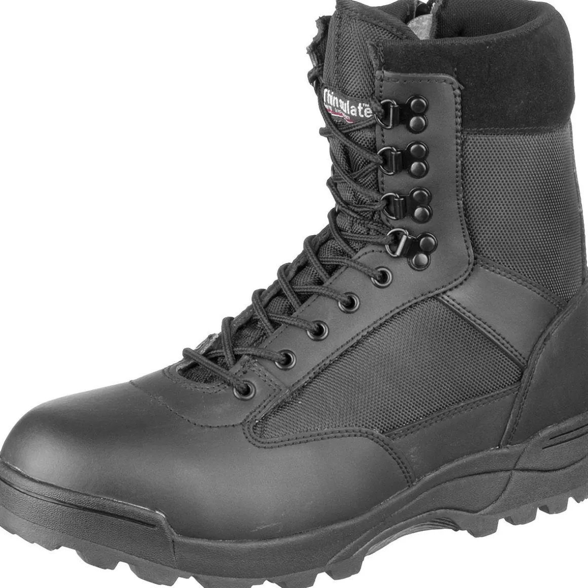 First Tactical Boots>Brandit Tactical Side Zip Boots Black