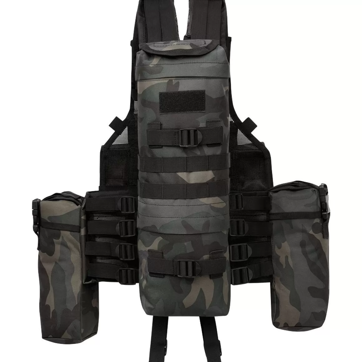 Brandit Vests> Tactical Vest Dark Camo