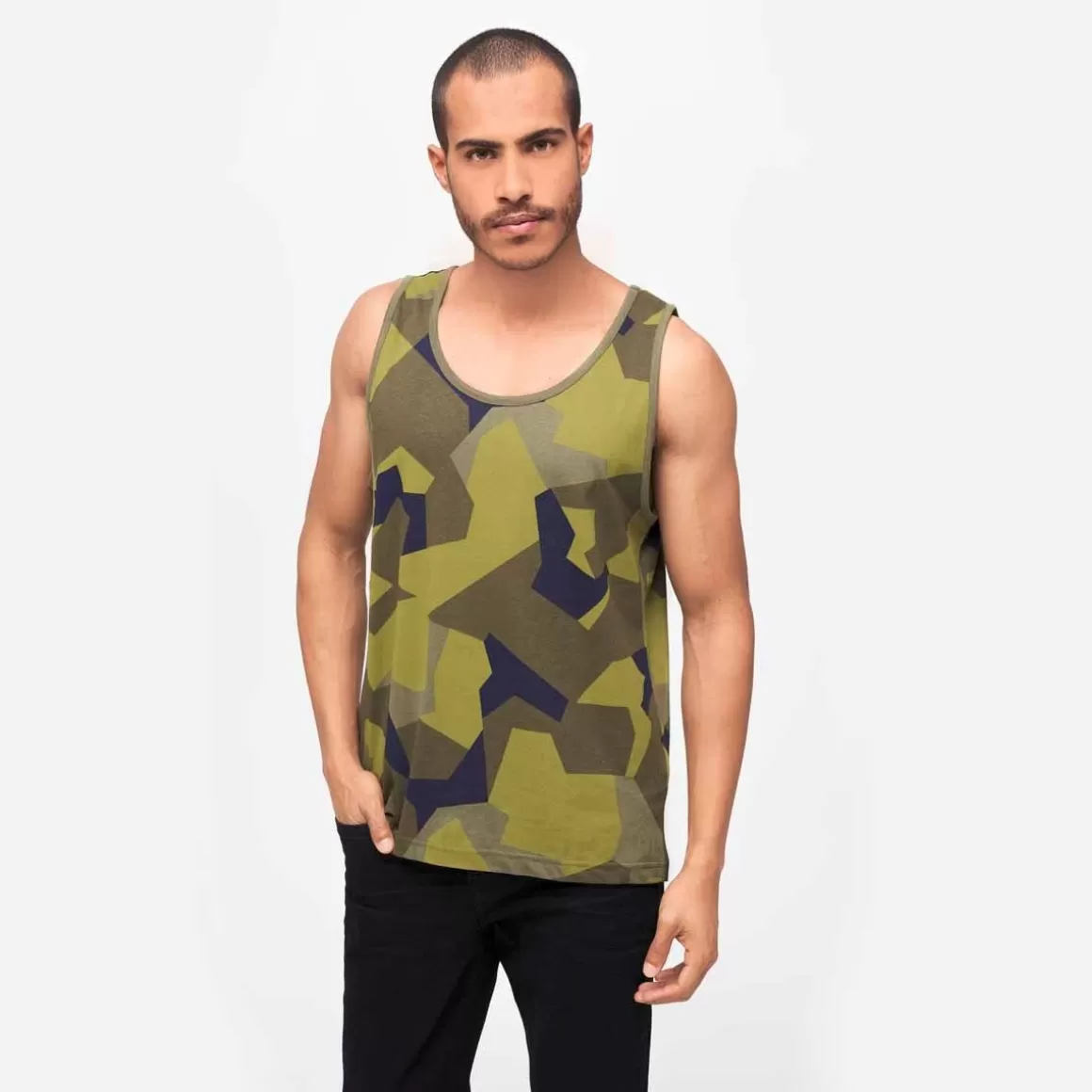 Brandit T-Shirts & Vests> Tank Top Swedish M90 Camo