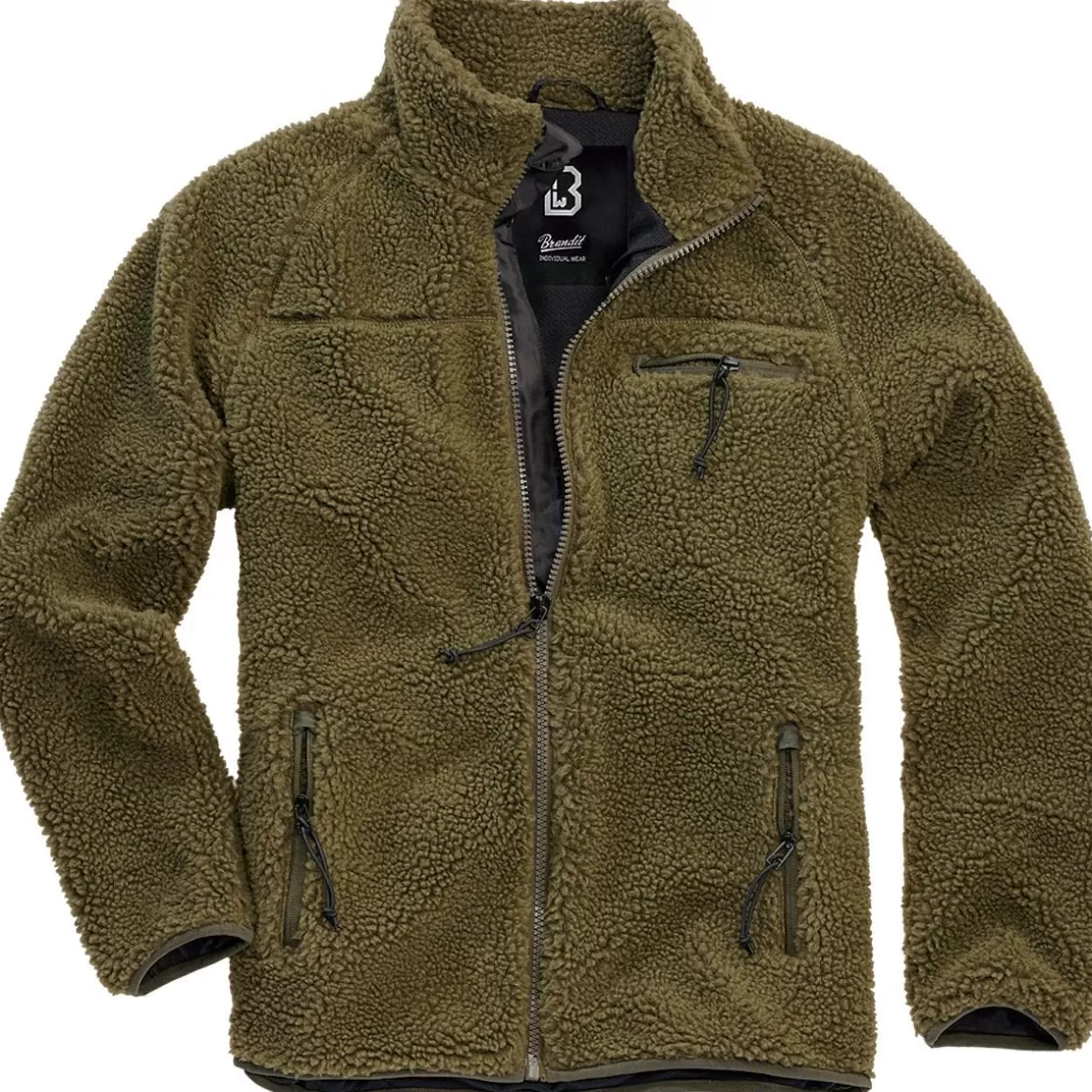 Brandit Fleeces> Teddyfleece Jacket Olive