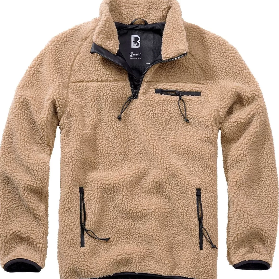 Brandit Fleeces> Teddyfleece Troyer Camel