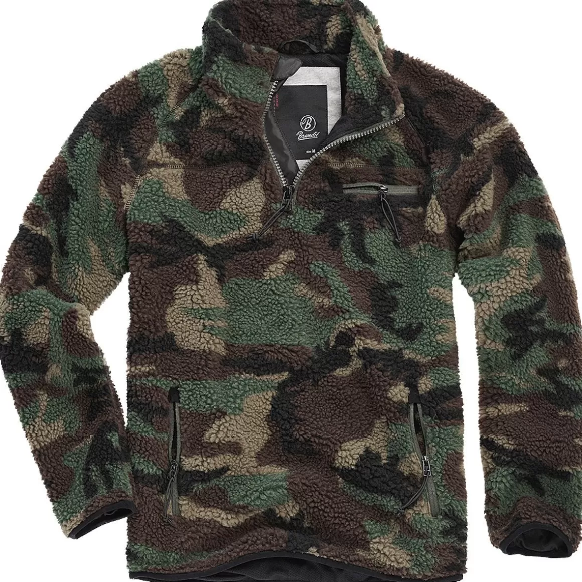 Brandit Fleeces> Teddyfleece Troyer Woodland