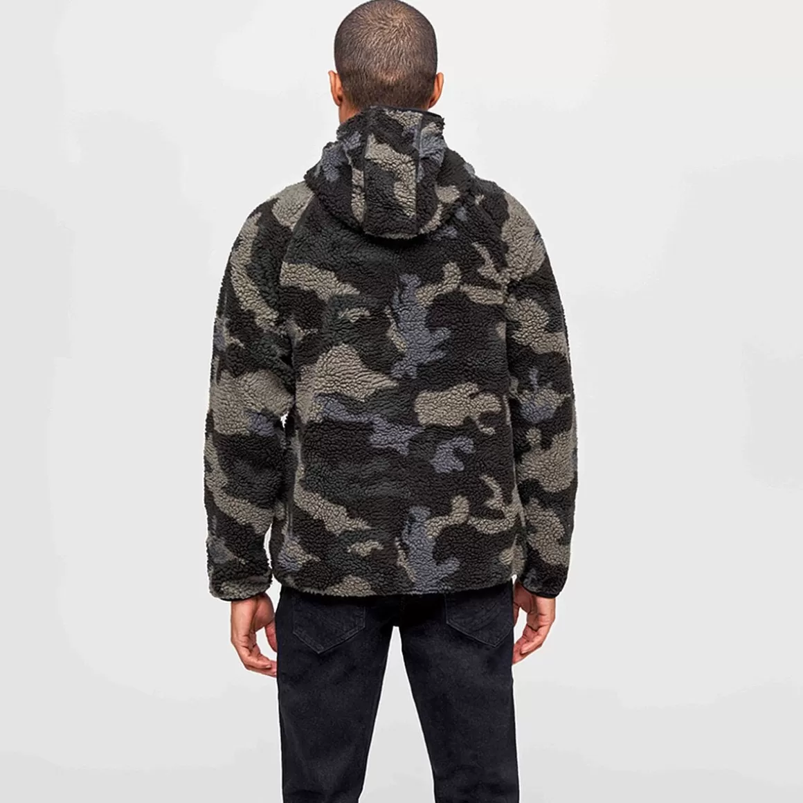 Alpinus Fleeces>Brandit Teddyfleece Worker Jacket Dark Camo