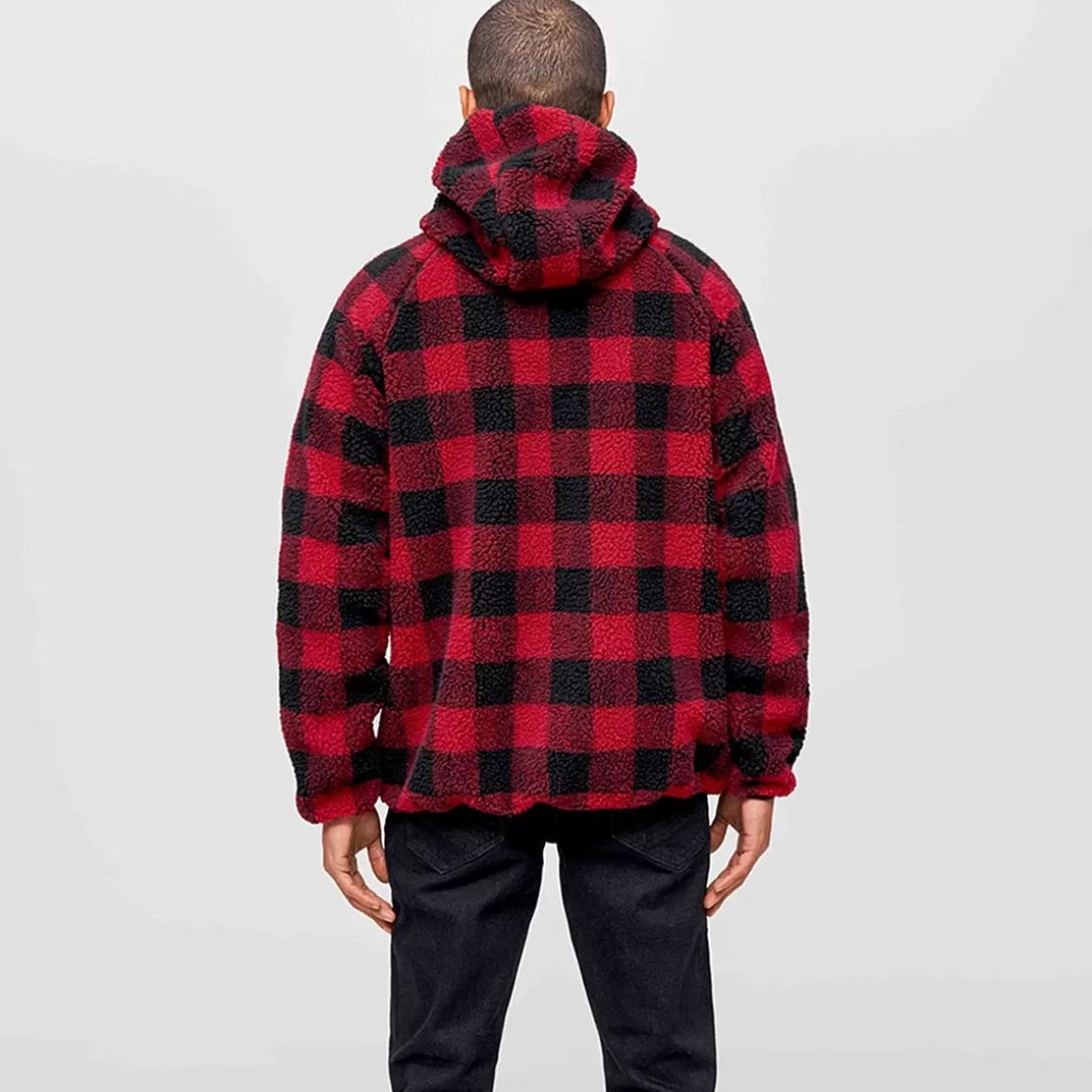 Helikon Fleeces>Brandit Teddyfleece Worker Jacket Red/Black