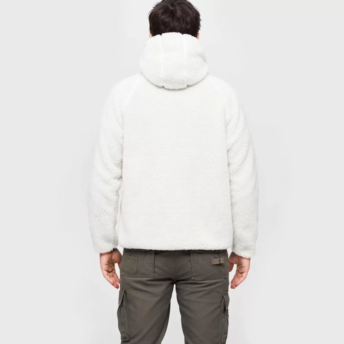 Flyye Industries Fleeces>Brandit Teddyfleece Worker Jacket White