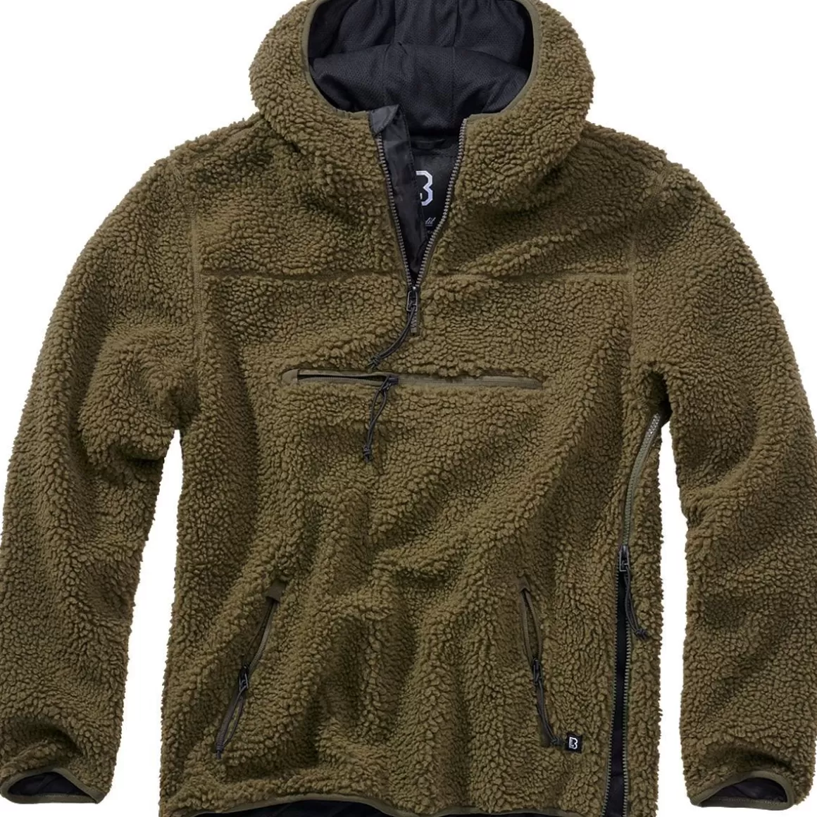 Brandit Fleeces> Teddyfleece Worker Pullover Olive