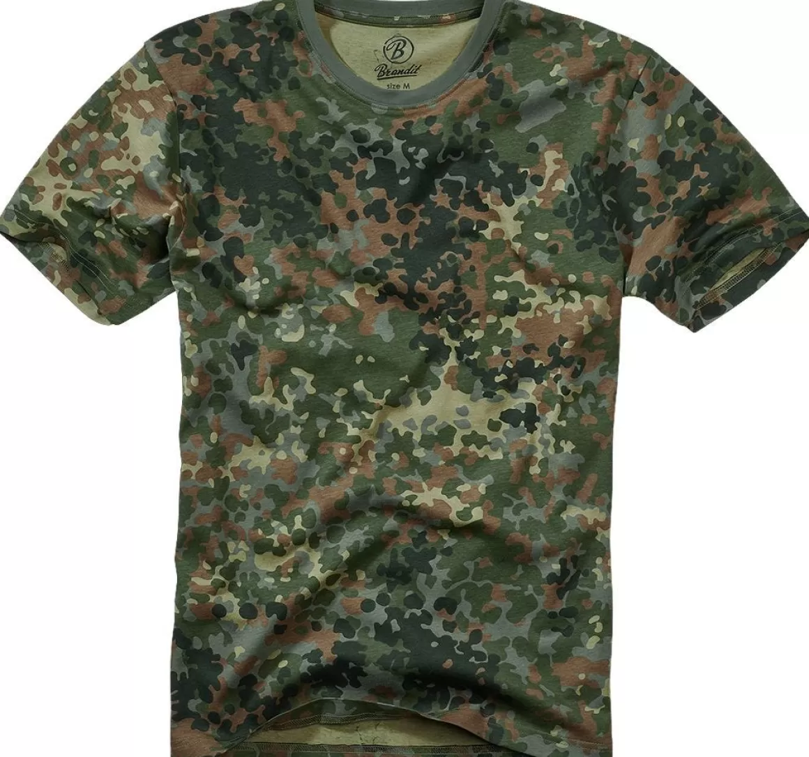 Brandit T-Shirts & Vests> T-Shirt Flecktarn