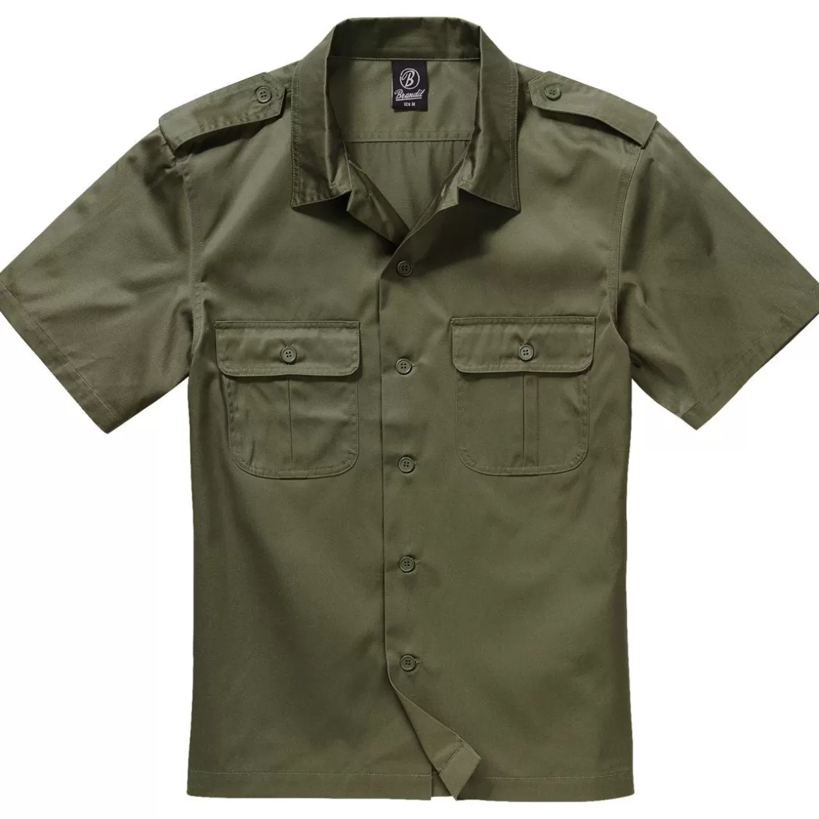 Helikon Shirts>Brandit Us Shirt Short Sleeve Olive