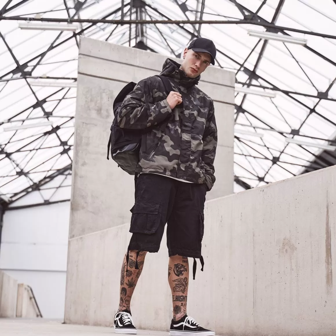 Helikon Waterproofs>Brandit Windbreaker Front Zip Dark Camo