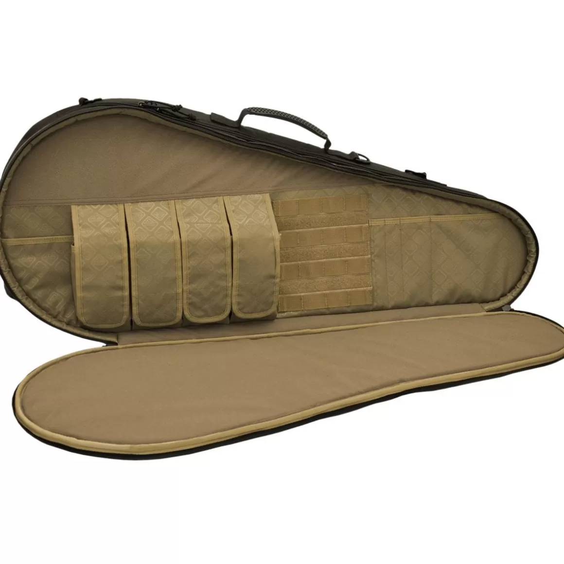 Civilian Bags & Cases> Dropshot Racket Style Padded Rifle Case Black