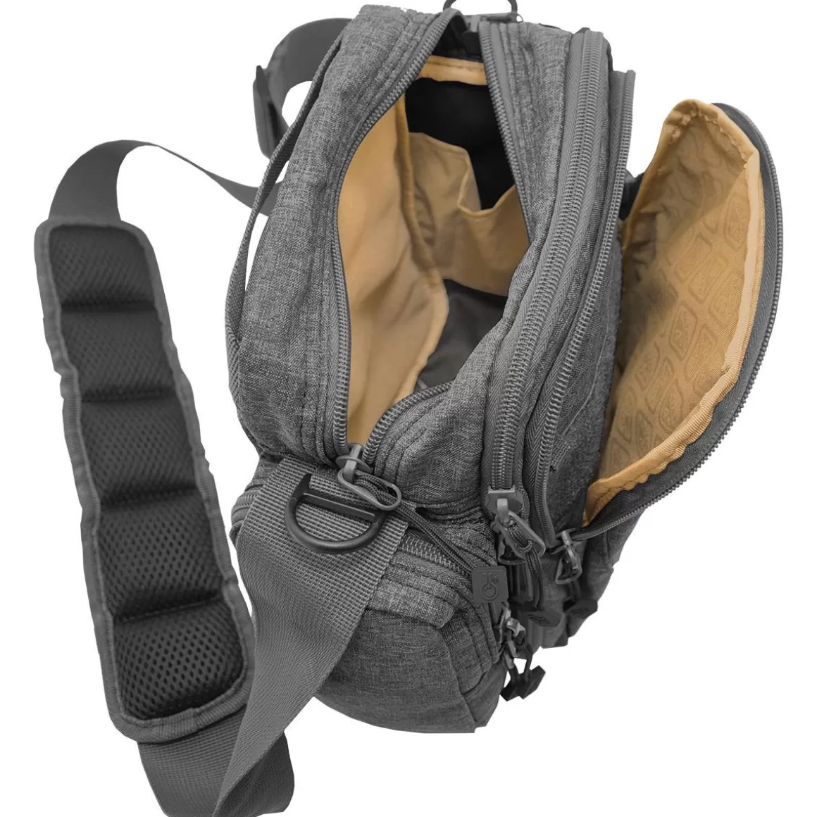 Civilian Shoulder Bags> Lab Grayman Tonto Concealed Carry Mini-Messenger Shoulder Bag Grey