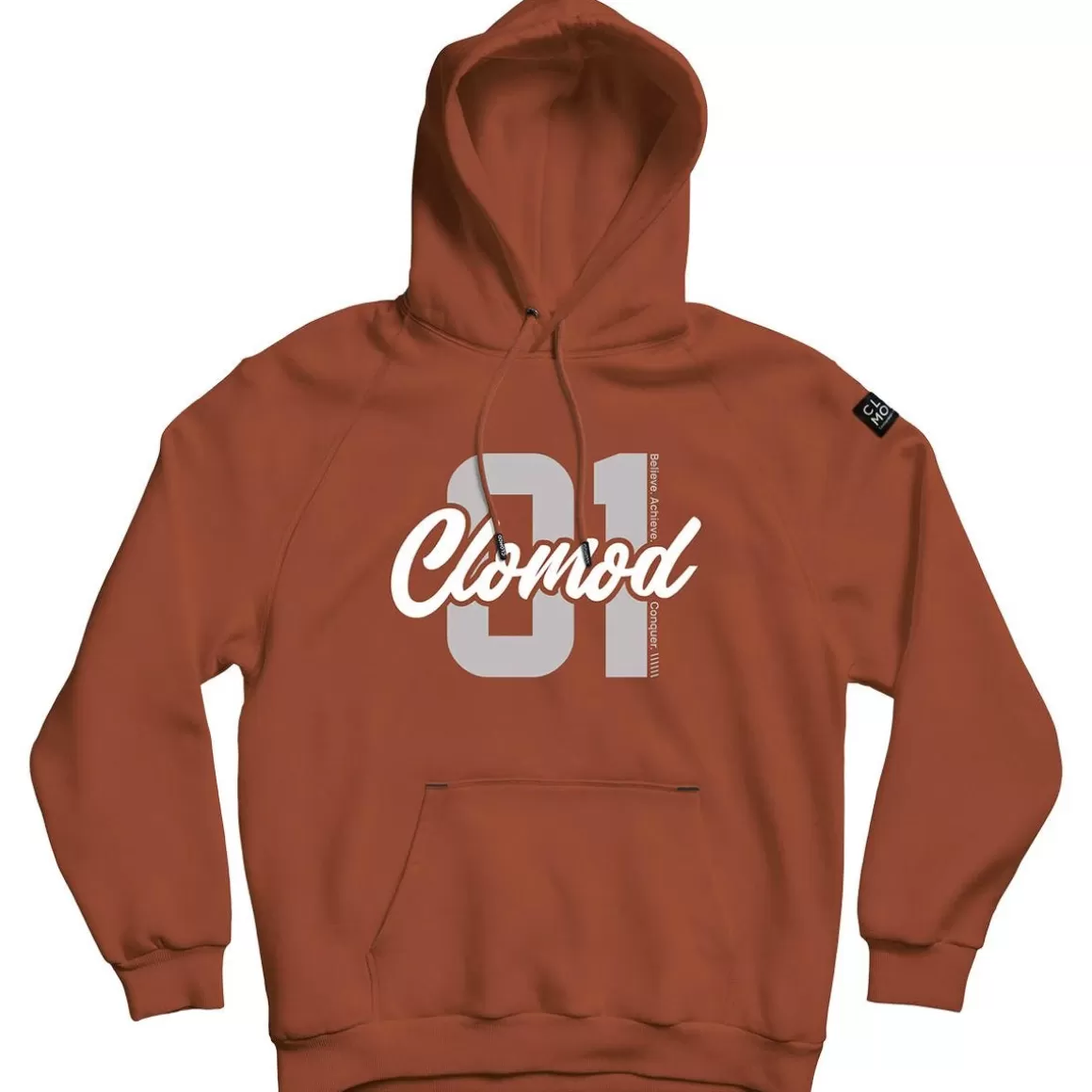 Flyye Industries Sweatshirts>Clomod Hoodie "One" Maroon Red